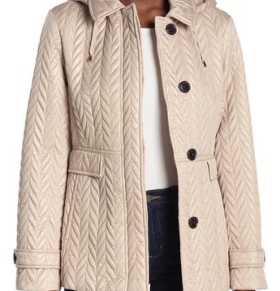 Kate Spade Quilted Moto Jacket Coat sz M, NWT - Picture 1 of 1